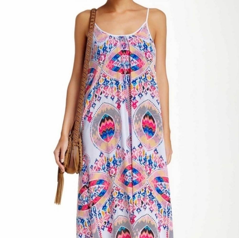 Red Carter Dreamcatcher Maxi dress, GUC, Size M